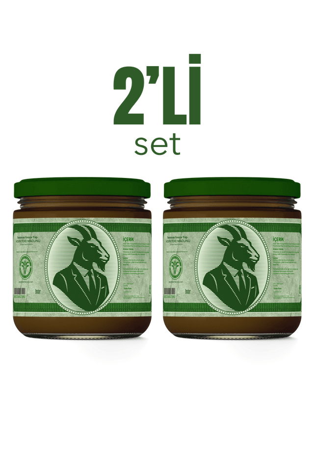 AzgınTeke Otu Macunu 225Gr ERKEK 2'li Set